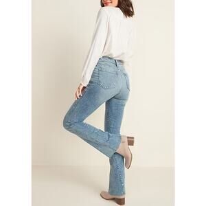 Old Navy Extra High Waisted Acid-Wash Denim Flare Cut Off Jeans Kaitlyn 14 Tall